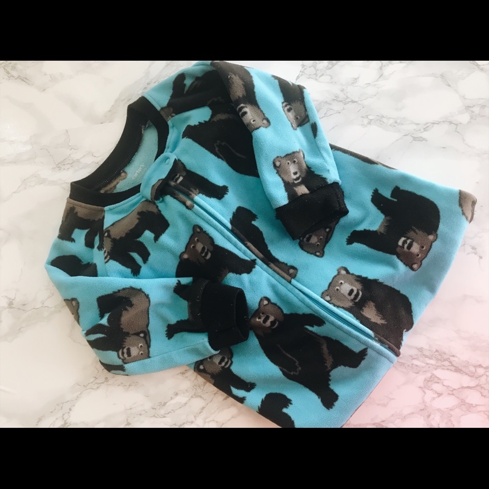 Carter’s bear footed pajamas